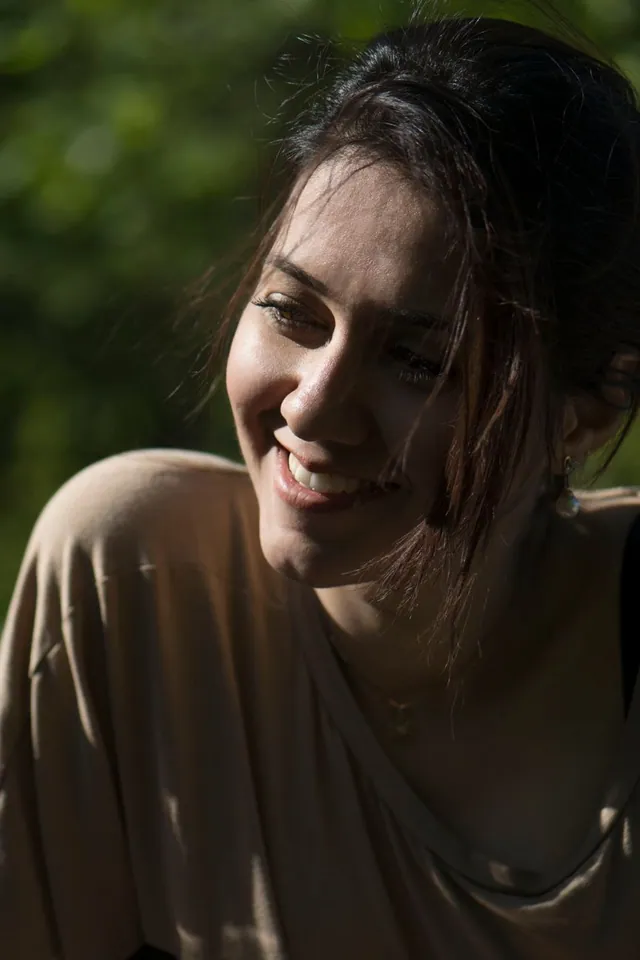A member enjoying the sunlight outdoors